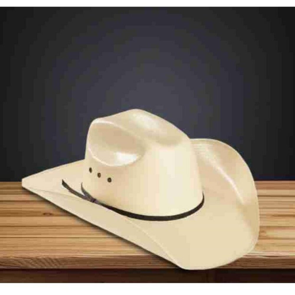 Mens Black Ribbon Cowboy Hat